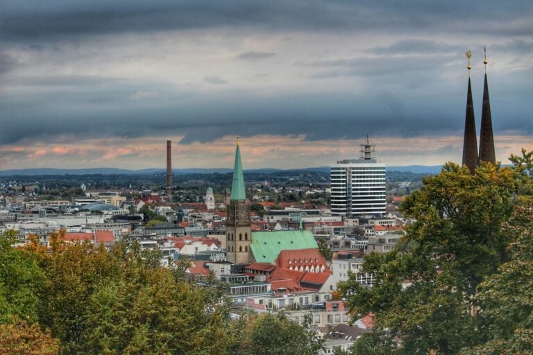 Blick auf Bielefeld von oben